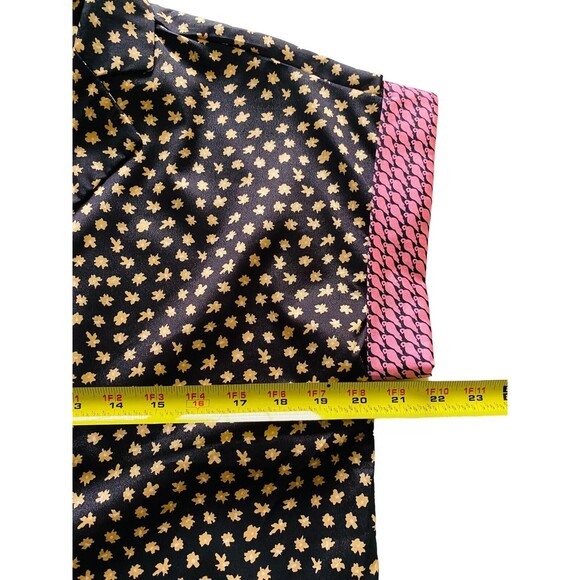 Beulah Style Button Blouse & Mermaid Skirt Pink Black Lace Ruffle Trim Set Sz M - Picture 8 of 16